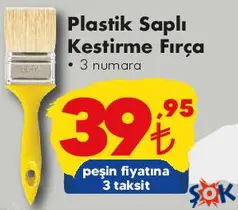 PLASTİK SAPLI KESTİRME FIRÇA 3 NUMARA PLASTİK SAPLI KESTİRME FIRÇA 3 NUMARA
